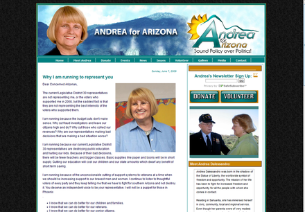 Andrea Dalessandro Website Design